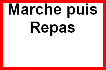 Marche puis repas le 12/12/2023