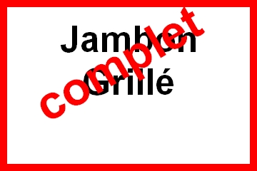 Jambon Grillé